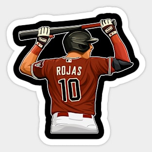 Josh Rojas #10 In Action Sticker